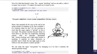 Tiny Python Projects Ch 17 Pt 3 Writing a regular expression to find the pointy bits