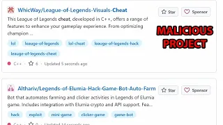 How much malware can you get from GitHub