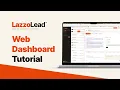 LazzoLead Web Dashboard Tutorial app lazzolead com