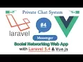 Private Chat System Pass Messages and Conversation ID Social networking site in laravel 5 4