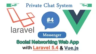 Private Chat System Pass Messages and Conversation ID Social networking site in laravel 5 4