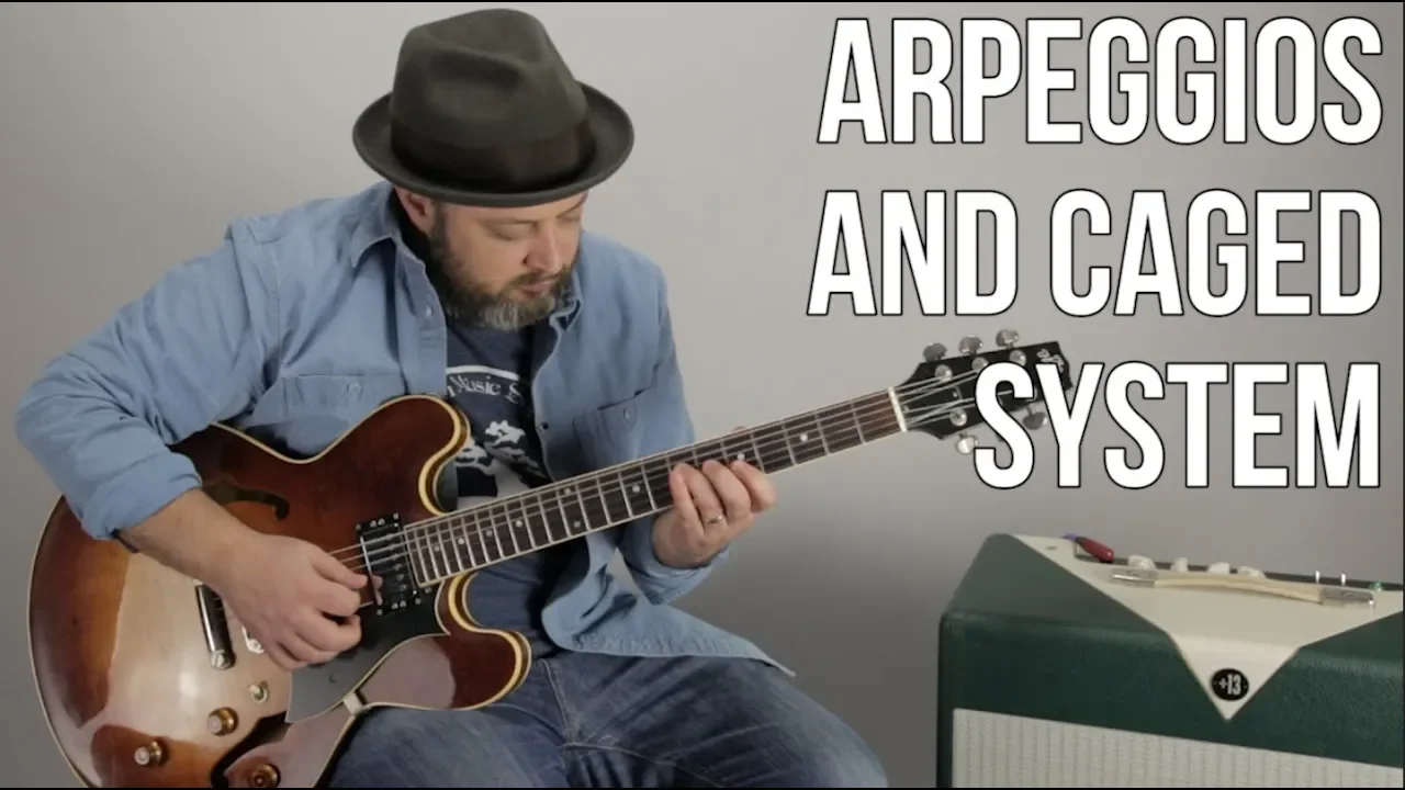 Arpeggios and Caged Lesson - Basic Theory For Guitar