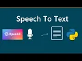 Best Speech-to-Text Project in 3 Lines of Python Code OpenAI Whisper 2022