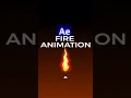 How to make simple Fire Animation in Adobe after effects