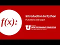 Introduction to Python Part 5 Functions and scope