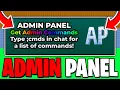 What Does ADMIN PANEL DO In Steal a Brainrot ALL ADMIN COMMANDS Roblox