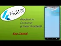 How to add Gradient in flutter 2023 Gradient in flutter Linear Gradient Speed code