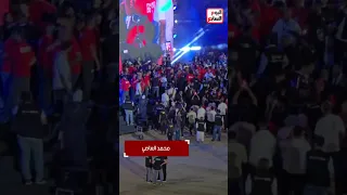 رقص إمام عاشور مع ابنته خلال حفل المنتخب الوطنى باستاد القاهرة دندنها
