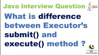 What is difference between Executor s submit and execute method
