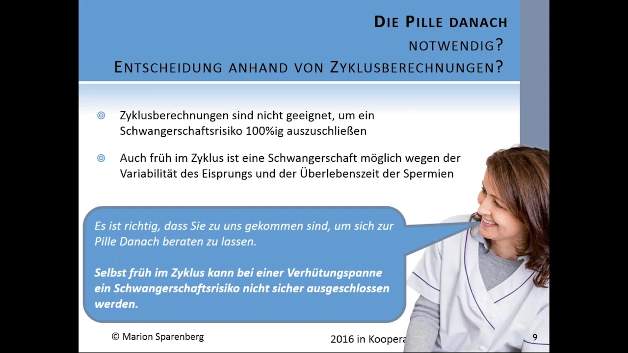 Wie wirkt die Pille? Was sind mögliche Risiken und Nebenwirkungen? Gibt es Risiken? Frau Speer ist F. 