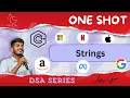 Strings - One Shot Complete 11 Questions Easy Medium Hard LeetCode Aditya Goyal