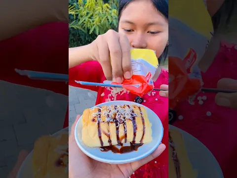 Roti pake toping cokelat keju