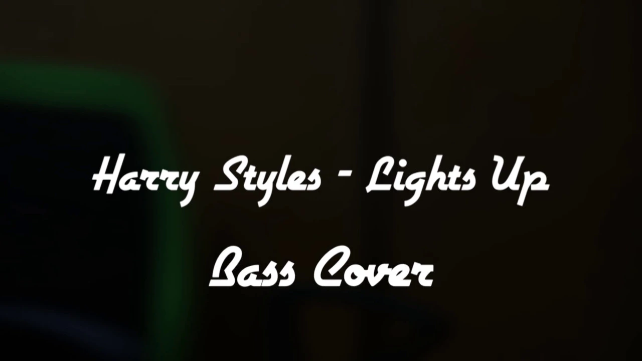 Harry Styles - Lights Up (Bass Cover)
