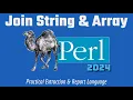 Learn Perl Programming Tutorial Join Array String 2024
