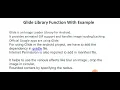 Glide Library In Android Interview Questions in Hindi