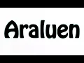 Download Lagu Learn How To Pronounce Araluen