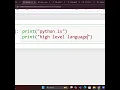 How to print a without newline in python