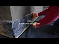 How to fit Z Stone Wall Cladding