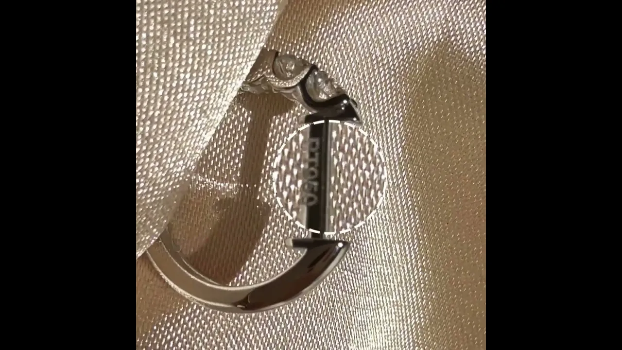 Half Eternity Huggie Diamond Hoop Earring - 14mm in 14K Gold and Platinum