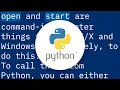 Open document with default OS application in Python both in Windows and Mac OS