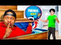 I Built a SECRET Room to HIDE From Stokes Twins