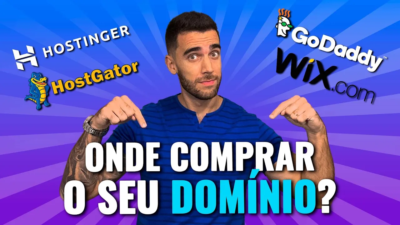 Onde comprar um domínio? Como fazer o registro grátis! Registro.br? GoDaddy? Hostinger? Wix? .Com?