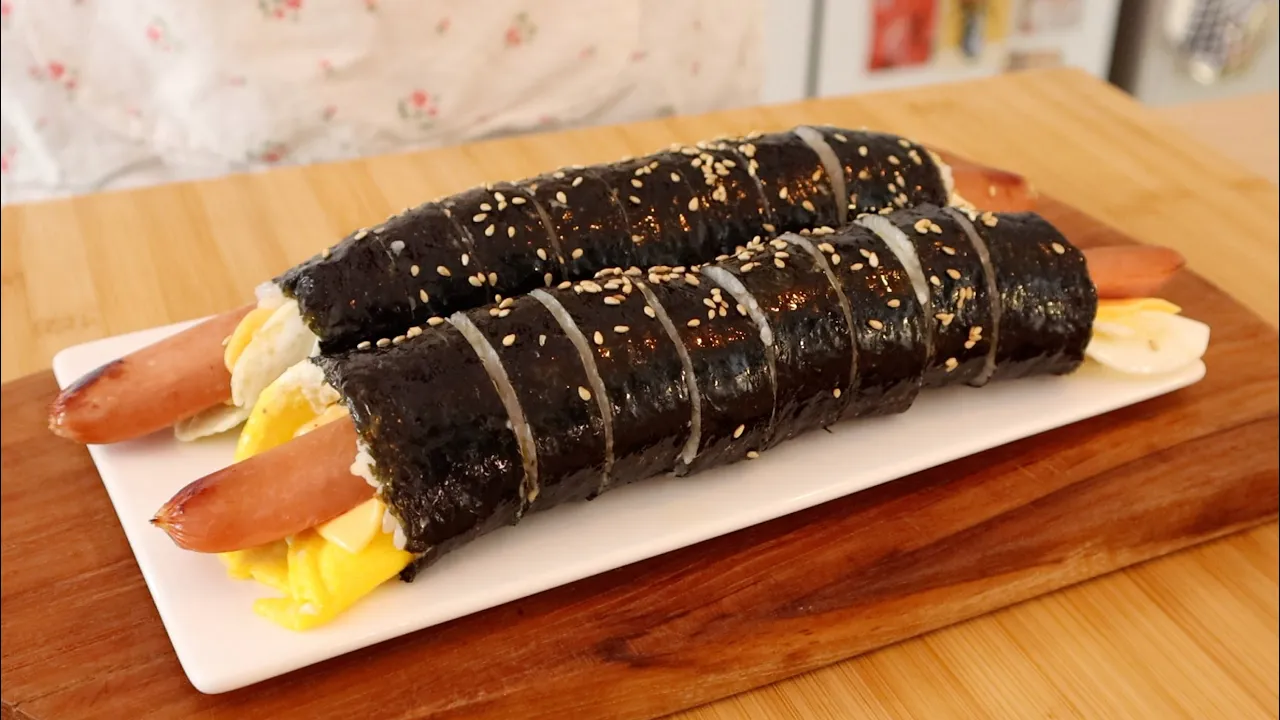 소세지 치즈 김밥