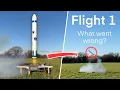 TVC Rocket Flight 1 - What went wrong