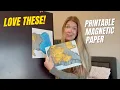 Magnetic sheets printable review - LOVE these