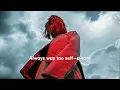 oskar med k - i'm way too self aware (Lyrics Visualizer)