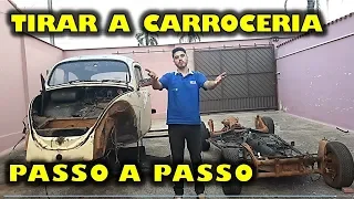 Como DESMONTAR um FUSCA Passo a Passo 1/2 - PROJETO FUSCA #6