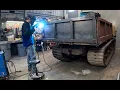 Making a dump truck tailgate