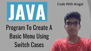 Program To Create A Basic Menu Using Switch Cases Java Tutorial