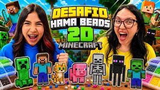 DESAFIO HAMA BEADS MINECRAFT