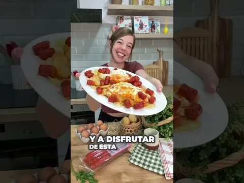 Platazo de toda la vida: ¡HUEVOS ROTOS con chistorra! 🍳🔥