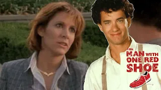 the man with one red shoe 1985 film tom hanks carrie fisher dabney coleman lori singer review