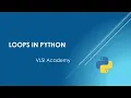 lec4 loops in python learn in 5 minutes python bootcamp