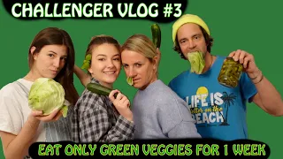 Eat only Green Veggies for 1 Week – who can do it? (TSF Challenger Vlog #3)