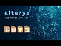 Create a Report in Alteryx - How to use the Report tool