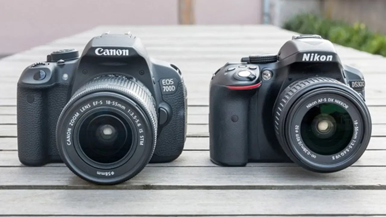 Comparativa entre Nikon D5200 y Canon EOS 600D ajustadas con los mismos valores de exposición. Objet. 