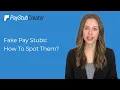 Fake Pay Stubs How To Spot Them