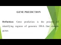 GENE PREDICTION