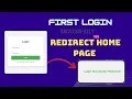 How to Link Login Page to Homepage in Html HTML CSS JavaScript Tutorial