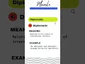 Meaning of Word DIPLOMATIC