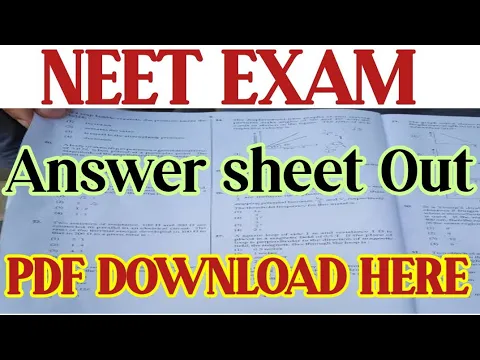 neet answer kaise dekhe neet answer sheet 2022