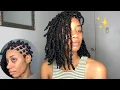 Butterfly Locs on Short Natural Hair TWA