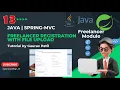 Spring C project registration freelancer Module handle large HTML form Java tutorial