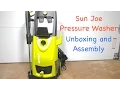 Sun Joe SPX3000 2030 PSI 1 76 GPM Electric Pressure Washer 14 5-Amp Unboxing and Assembly