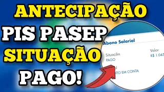 PIS PASEP ANTECIPAÇÃO 2021 JÁ CONTA PAGO! NO APLICATIVO CAIXA TRABALHADOR.