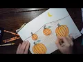 Pumpkin Patch Drawing - Elementary Art
